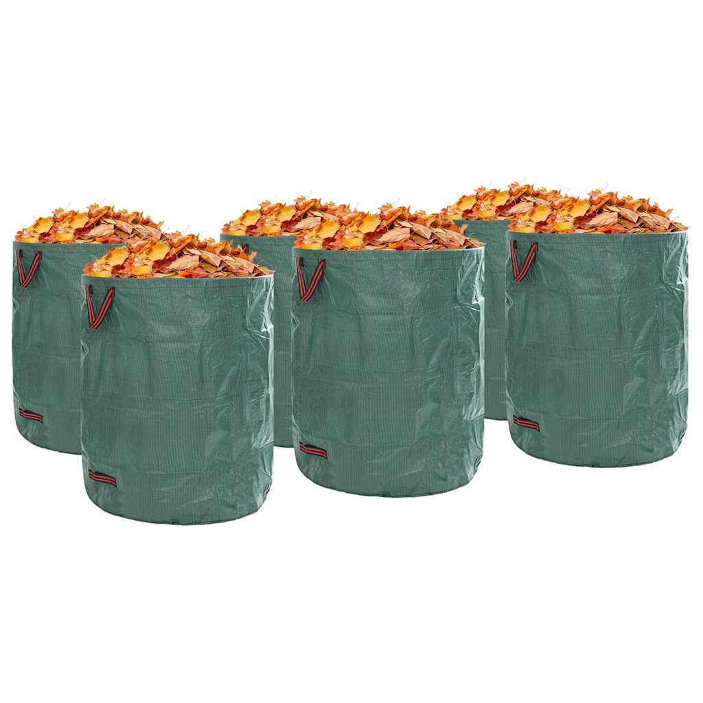 Sacchi per Rifiuti da Giardino 12 pcs Verde 79 x 79 x 99.5 cm
