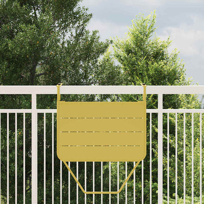 Tavolo Appeso da Balcone Oro 60 x 39 x 65 cm Acciaio