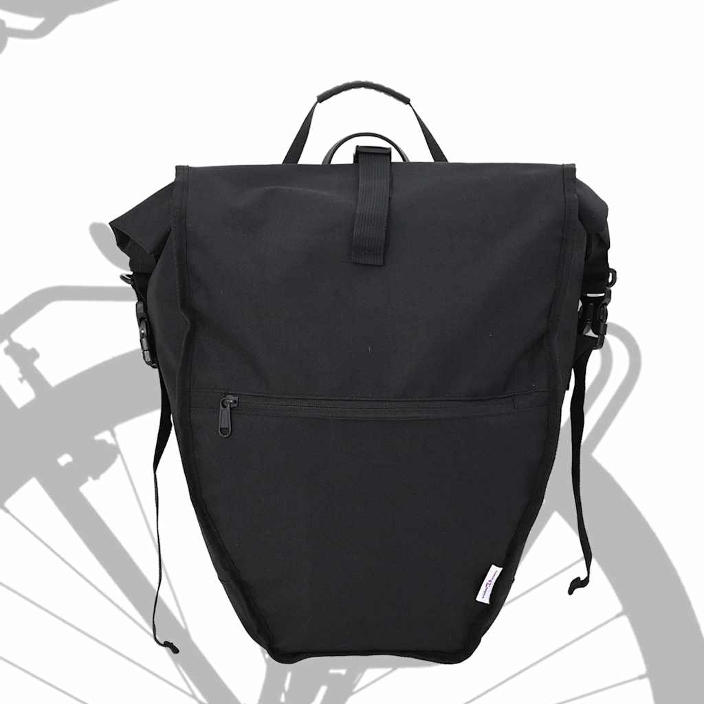 Borsa per biciclette Nero 32,5 x 17 x 57 cm Poliestere | homemem39