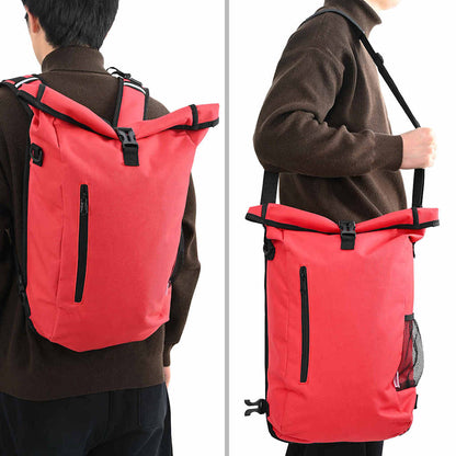 Borsa per biciclette Rosso 31 x 13 x 58 cm Poliestere | homemem39