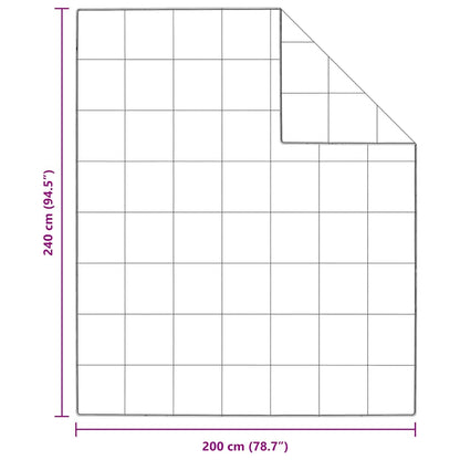 Quilt e Piumini Bianco 240 x 200 cm Piume