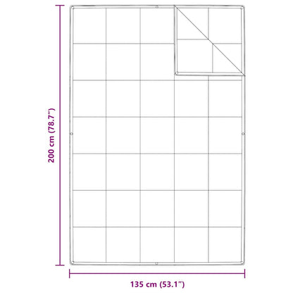 Duvet 2-in-1 Bianco 135 x 200 cm Piuma