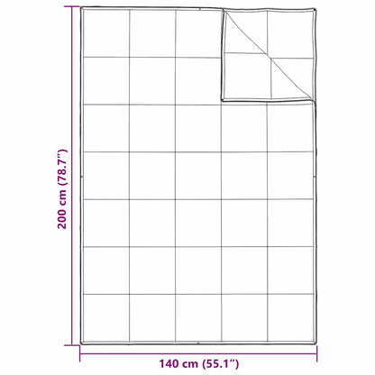 Quilt e Piumini Bianco 140 x 200 cm Piume