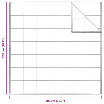 Quilt e Piumini Bianco 200 x 200 cm Piume