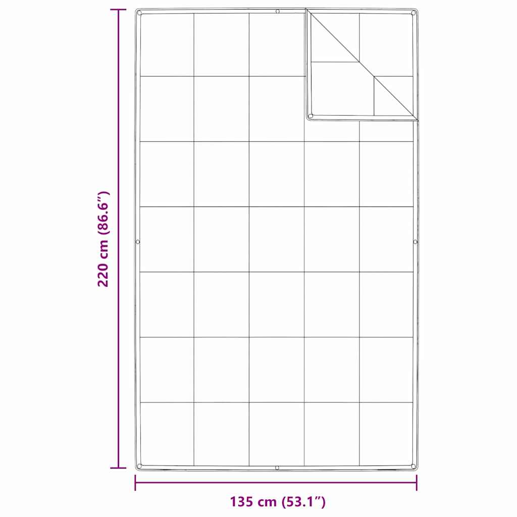 Duvet 2-in-1 Bianco 135 x 220 cm Piuma