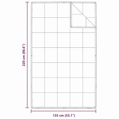Duvet 2-in-1 Bianco 135 x 220 cm Piuma