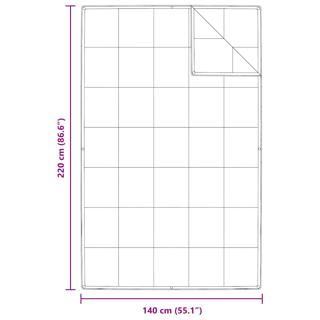 Duvet 2-in-1 Bianco 140 x 220 cm Piuma | homemem39