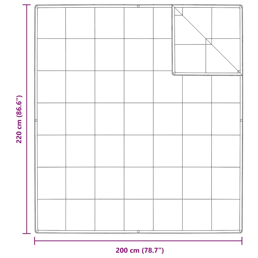 Duvet 2-in-1 Bianco 200 x 220 cm Piuma