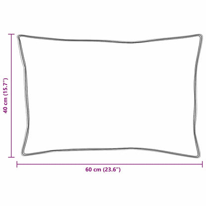 Cuscino con cuscino Bianco 40 x 60 cm Piuma | homemem39