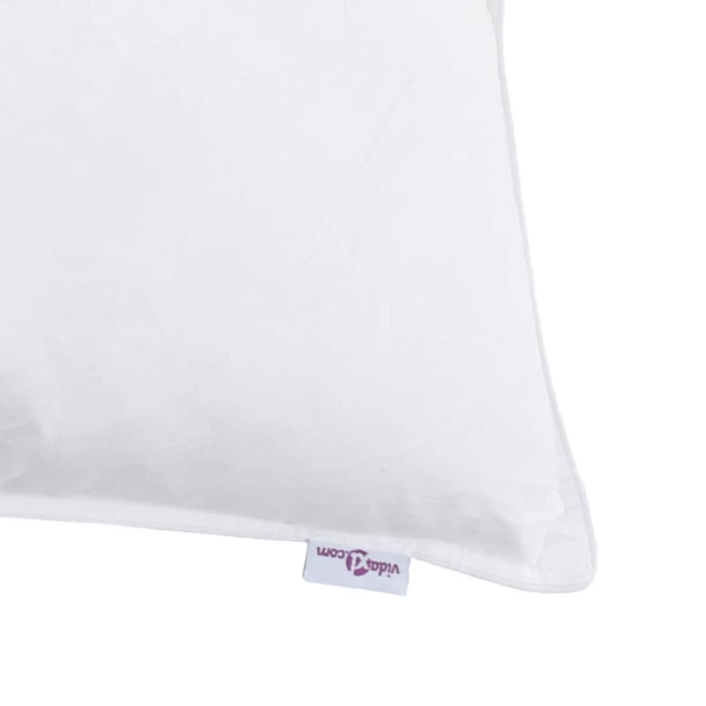 Cuscino con cuscino Bianco 80 x 80 cm Piuma | homemem39