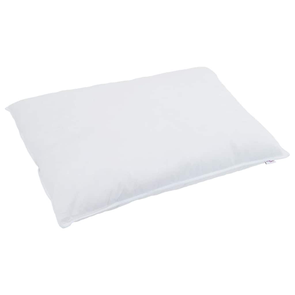 Cuscino con cuscino 2 pcs Bianco 50 x 75 cm Piuma