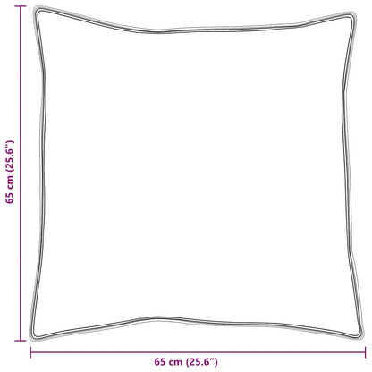 Cuscino con cuscino 2 pcs Bianco 65 x 65 cm Piuma | homemem39