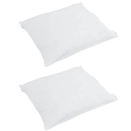 Cuscino con cuscino 2 pcs Bianco 80 x 80 cm Piuma | homemem39