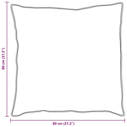 Cuscino con cuscino 2 pcs Bianco 80 x 80 cm Piuma | homemem39