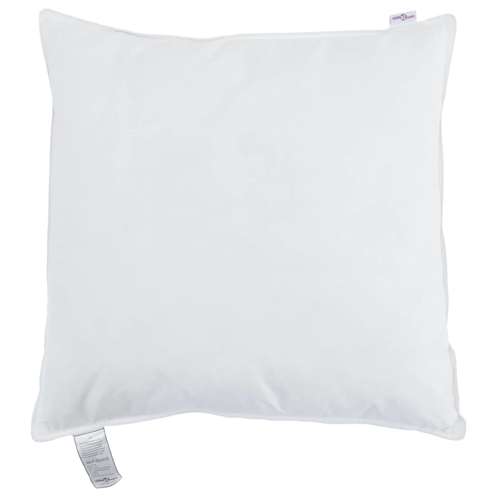 Cuscino con cuscino 2 pcs Bianco 80 x 80 cm Piuma | homemem39