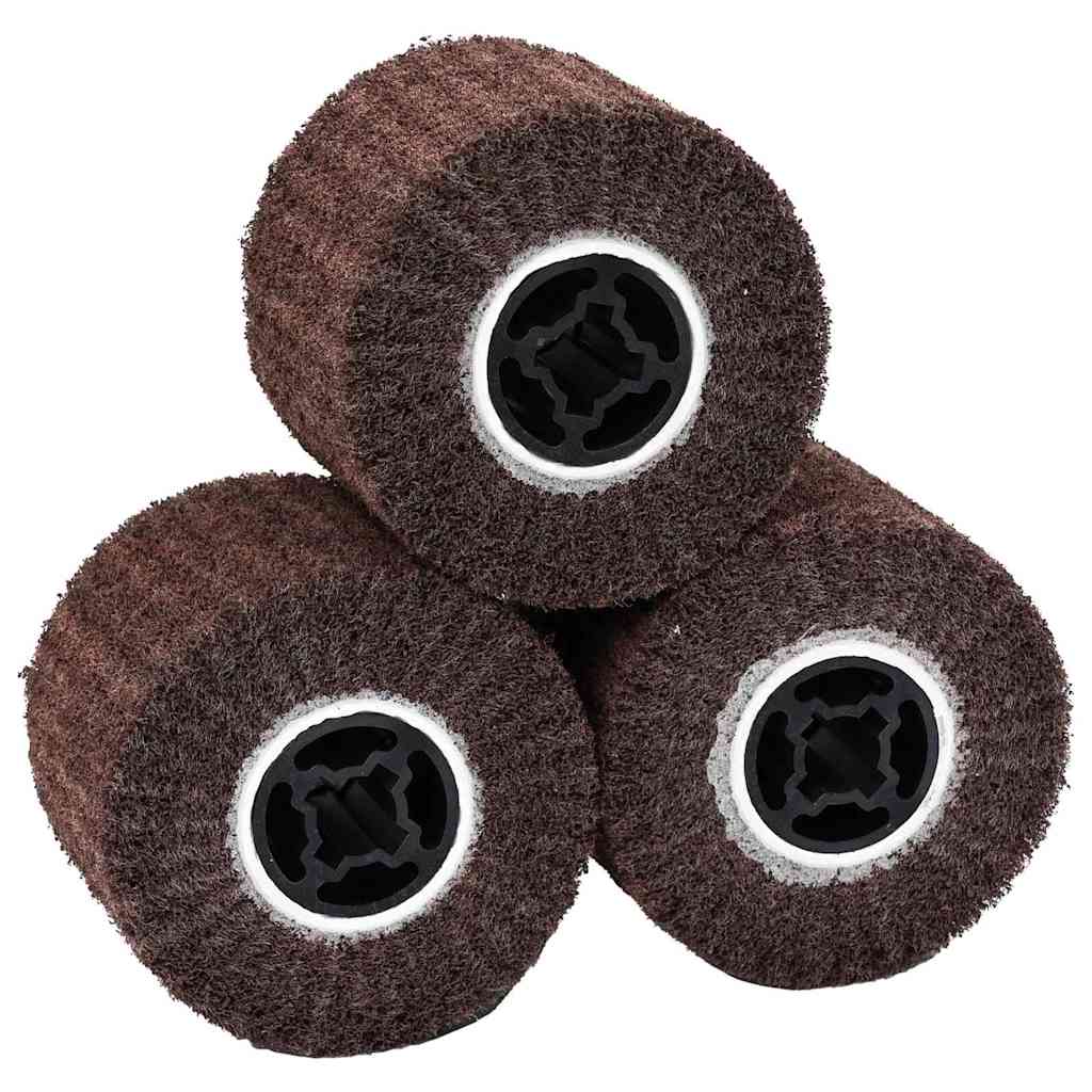 Rulli Abrasivi 3 pcs Marrone 12 x 12 x 10 cm Fibre sintetiche | homemem39