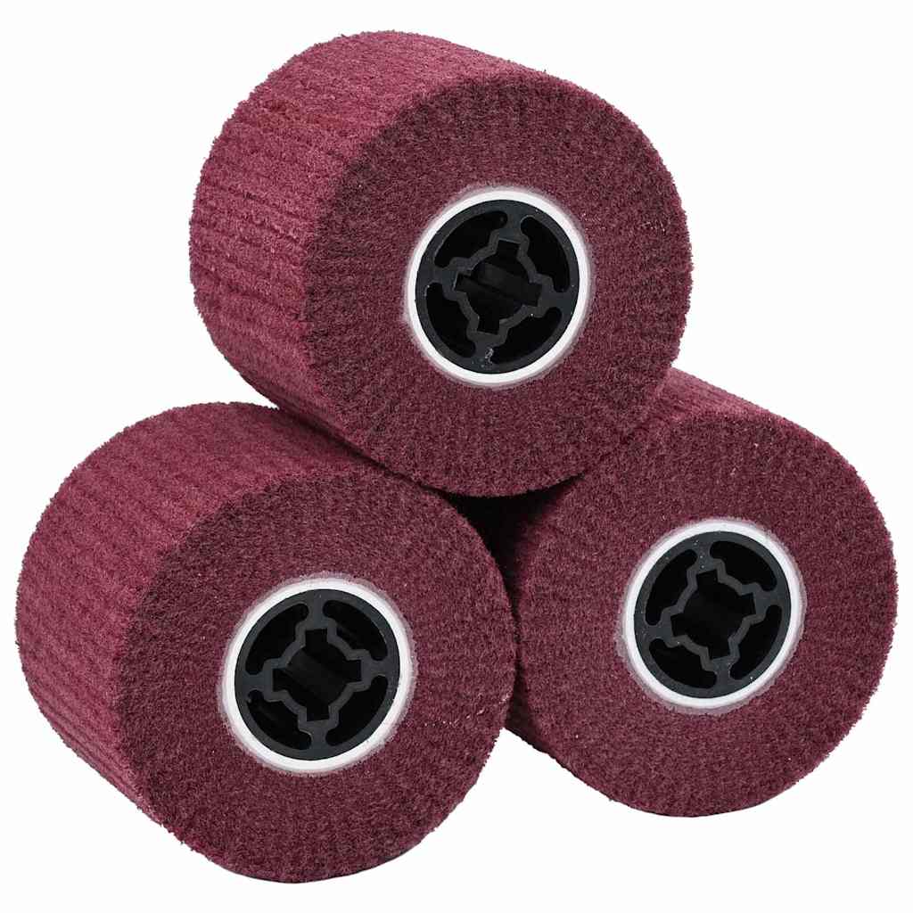 Rulli Abrasivi 3 pcs Rosso 12 x 12 x 10 cm Fibre sintetiche | homemem39