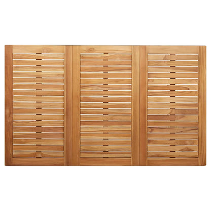 TavolodaPranzoEsterno Marrone 200x90x75cm Teak massello