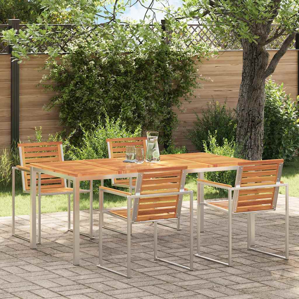 TavolodaPranzoEsterno Marrone 200x90x75cm Teak massello