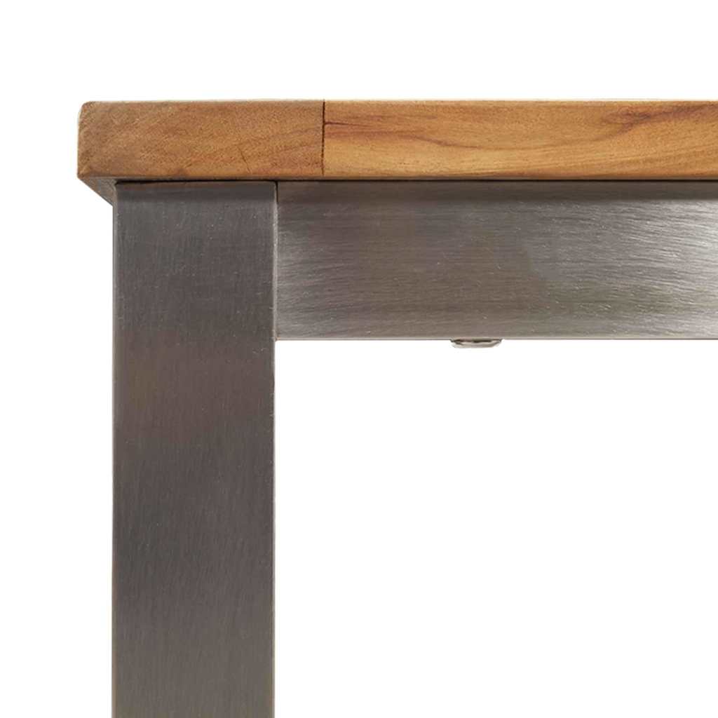 TavolodaPranzoEsterno Marrone 200x90x75cm Teak massello