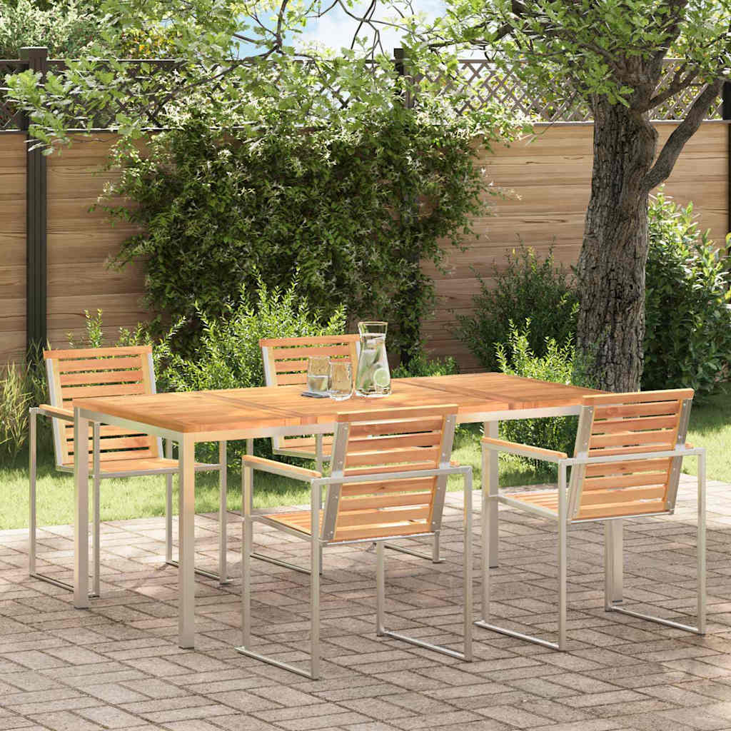 TavolodaPranzoEsterno Marrone 200x90x75cm Teak massello