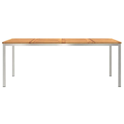 TavolodaPranzoEsterno Marrone 200x90x75cm Teak massello