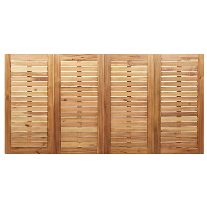 TavolodaPranzoEsterno Marrone 200x90x75cm Teak massello
