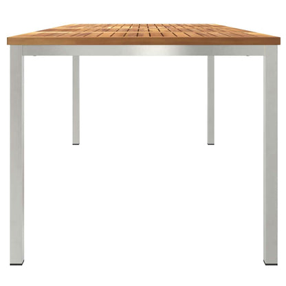 TavolodaPranzoEsterno Marrone 200x90x75cm Teak massello