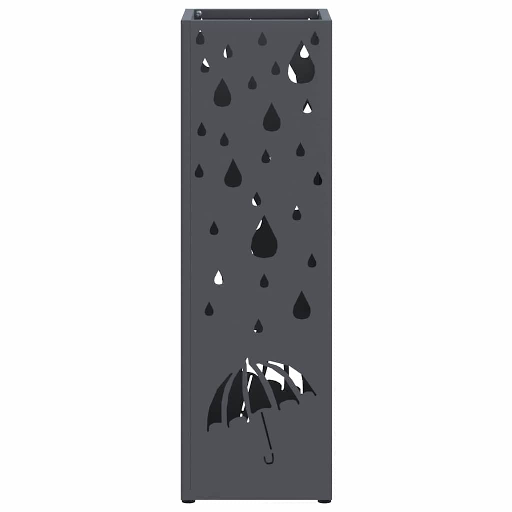 Stand per Ombrelli da Pioggia Antracite 15,5 x 15,5 x 49 cm | homemem39