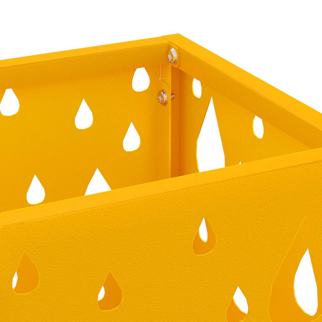 Stand per Ombrelli da Pioggia Senape 15,5 x 15,5 x 49 cm | homemem39
