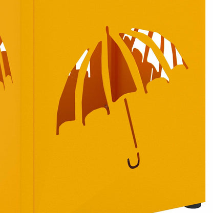 Stand per Ombrelli da Pioggia Senape 15,5 x 15,5 x 49 cm | homemem39