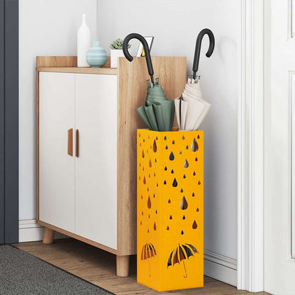 Stand per Ombrelli da Pioggia Senape 15,5 x 15,5 x 49 cm | homemem39
