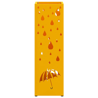 Stand per Ombrelli da Pioggia Senape 15,5 x 15,5 x 49 cm | homemem39