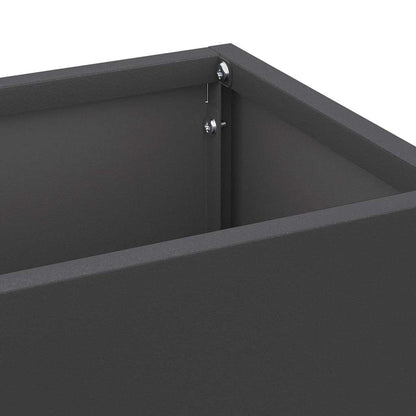Stand per Ombrelli da Pioggia Nero 15,5 x 15,5 x 49 cm Acciaio | homemem39