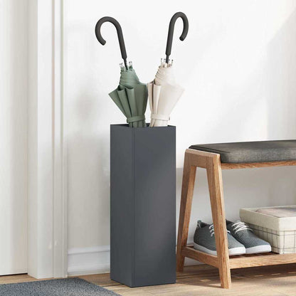 Stand per Ombrelli da Pioggia Antracite 15,5 x 15,5 x 49 cm | homemem39