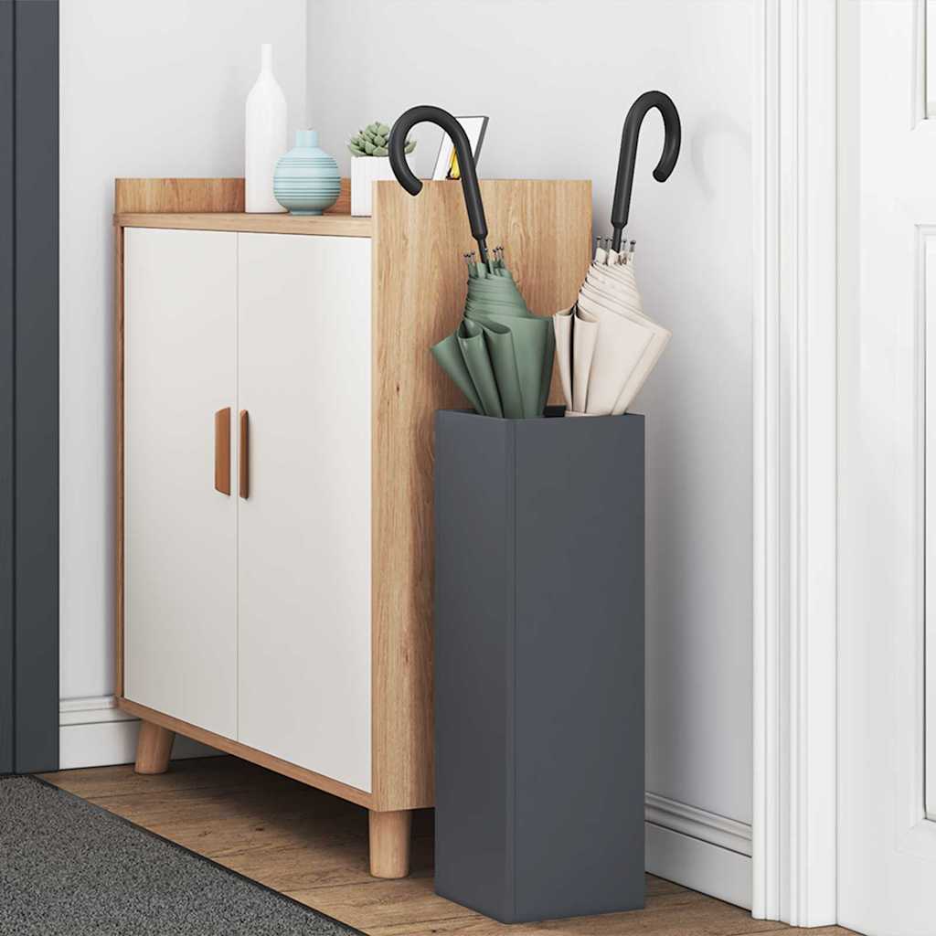 Stand per Ombrelli da Pioggia Antracite 15,5 x 15,5 x 49 cm | homemem39