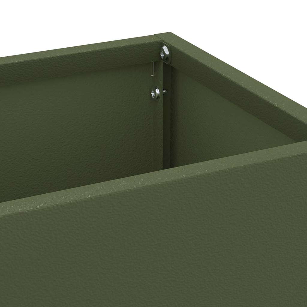 Stand per Ombrelli da Pioggia Oliva 15,5 x 15,5 x 49 cm Acciaio - homemem39