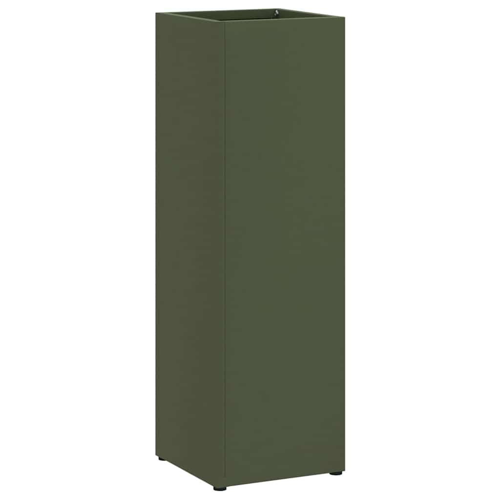 Stand per Ombrelli da Pioggia Oliva 15,5 x 15,5 x 49 cm Acciaio - homemem39