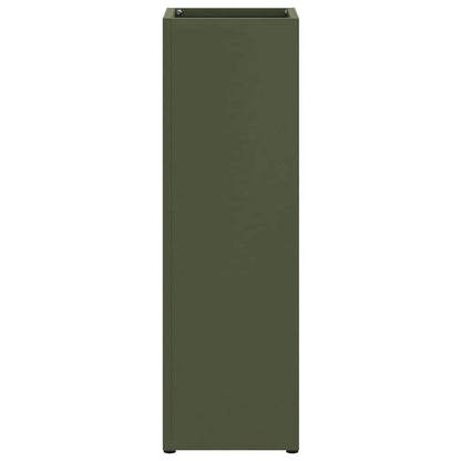 Stand per Ombrelli da Pioggia Oliva 15,5 x 15,5 x 49 cm Acciaio - homemem39