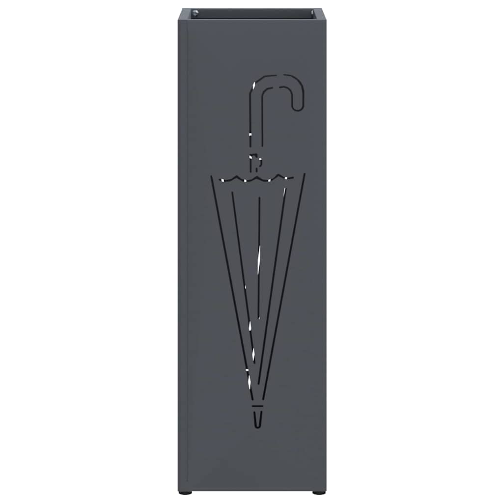 Stand per Ombrelli da Pioggia Antracite 15,5 x 15,5 x 49 cm | homemem39