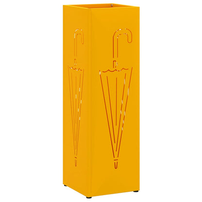Stand per Ombrelli da Pioggia Senape 15,5 x 15,5 x 49 cm | homemem39