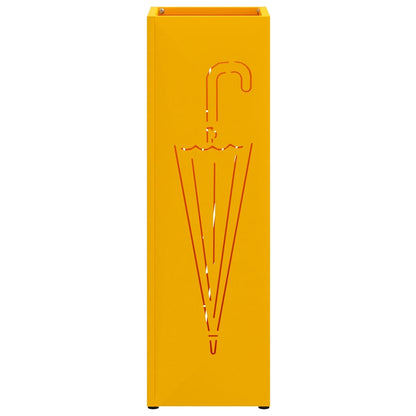 Stand per Ombrelli da Pioggia Senape 15,5 x 15,5 x 49 cm | homemem39