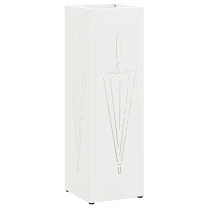 Stand per Ombrelli da Pioggia Bianco 15,5 x 15,5 x 49 cm | homemem39