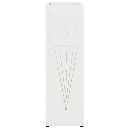 Stand per Ombrelli da Pioggia Bianco 15,5 x 15,5 x 49 cm | homemem39