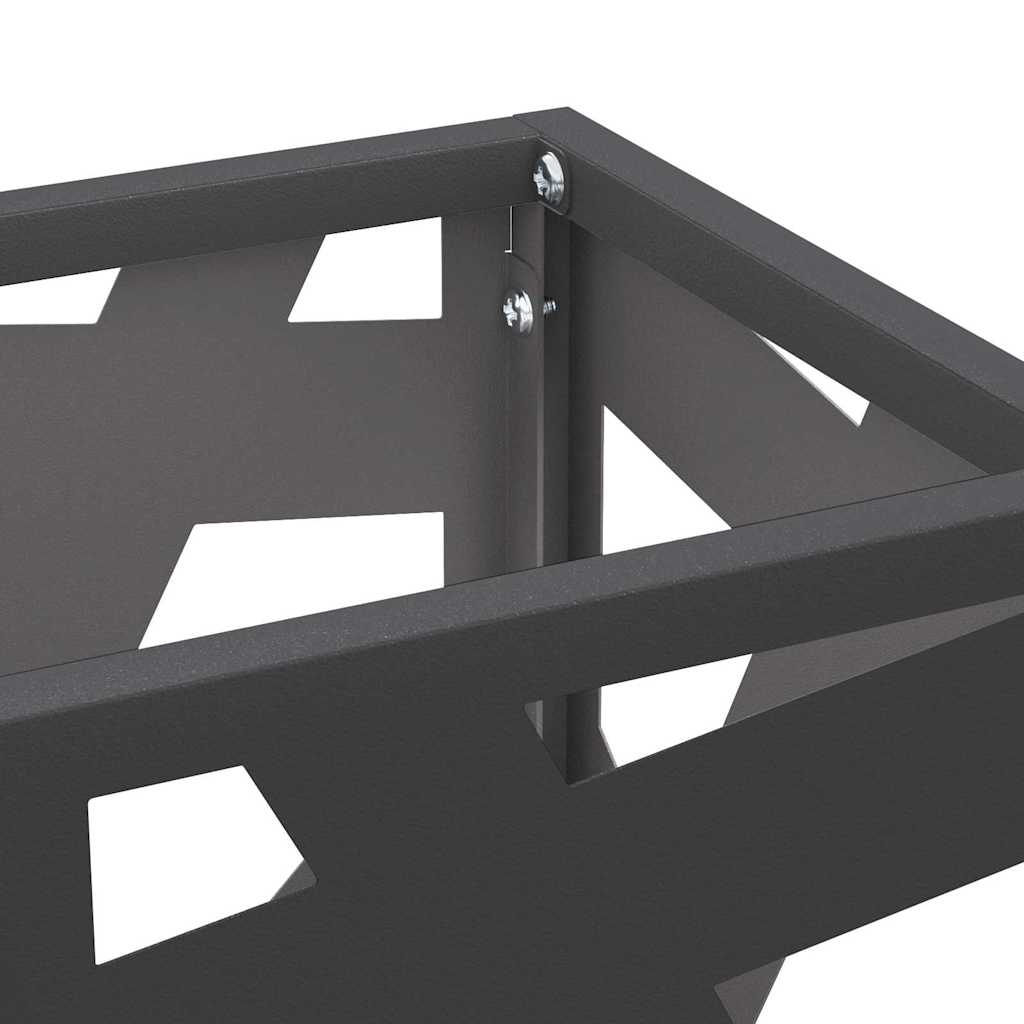 Stand per Ombrelli da Pioggia Nero 15,5 x 15,5 x 49 cm Acciaio | homemem39