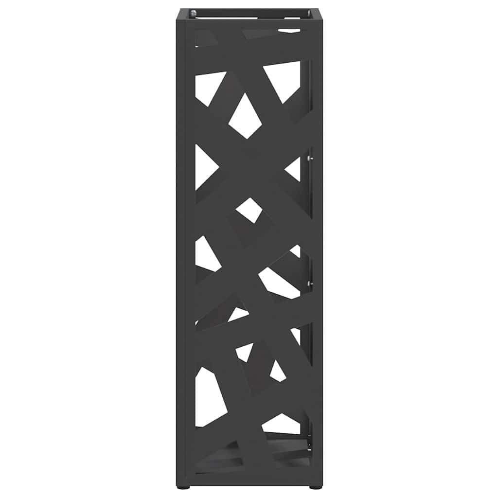 Stand per Ombrelli da Pioggia Nero 15,5 x 15,5 x 49 cm Acciaio | homemem39