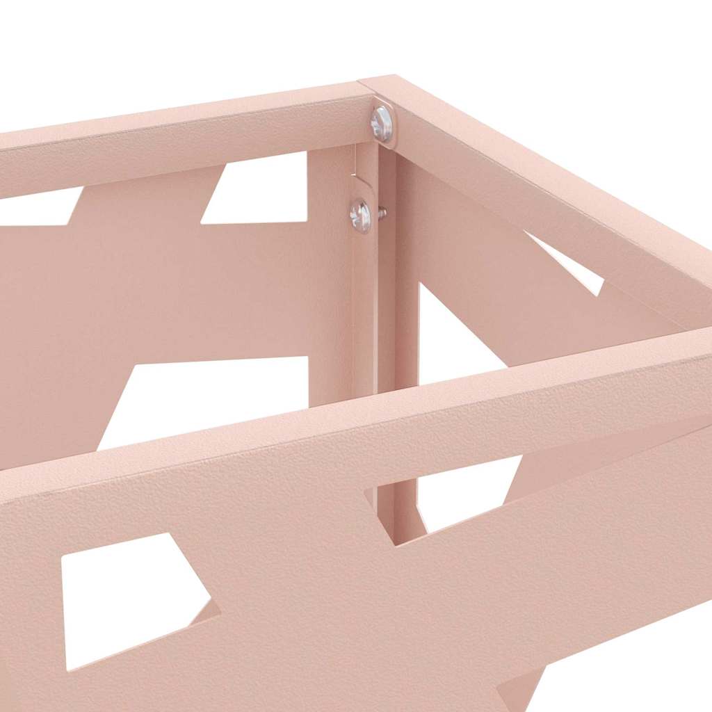 Stand per Ombrelli da Pioggia Rosa 15,5 x 15,5 x 49 cm Acciaio | homemem39
