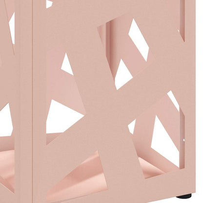 Stand per Ombrelli da Pioggia Rosa 15,5 x 15,5 x 49 cm Acciaio | homemem39