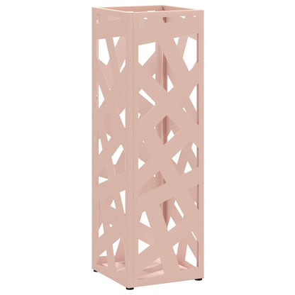 Stand per Ombrelli da Pioggia Rosa 15,5 x 15,5 x 49 cm Acciaio | homemem39