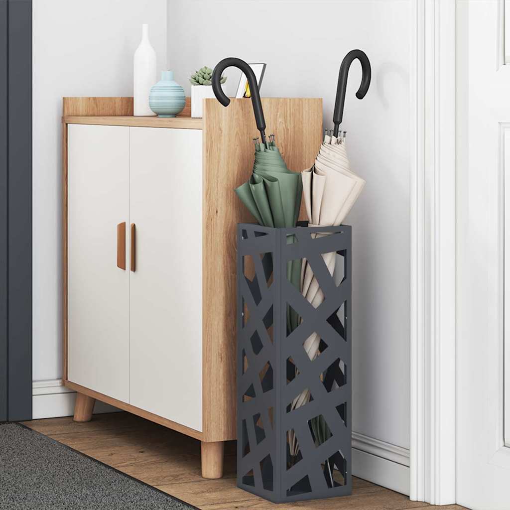 Stand per Ombrelli da Pioggia Antracite 15,5 x 15,5 x 49 cm | homemem39